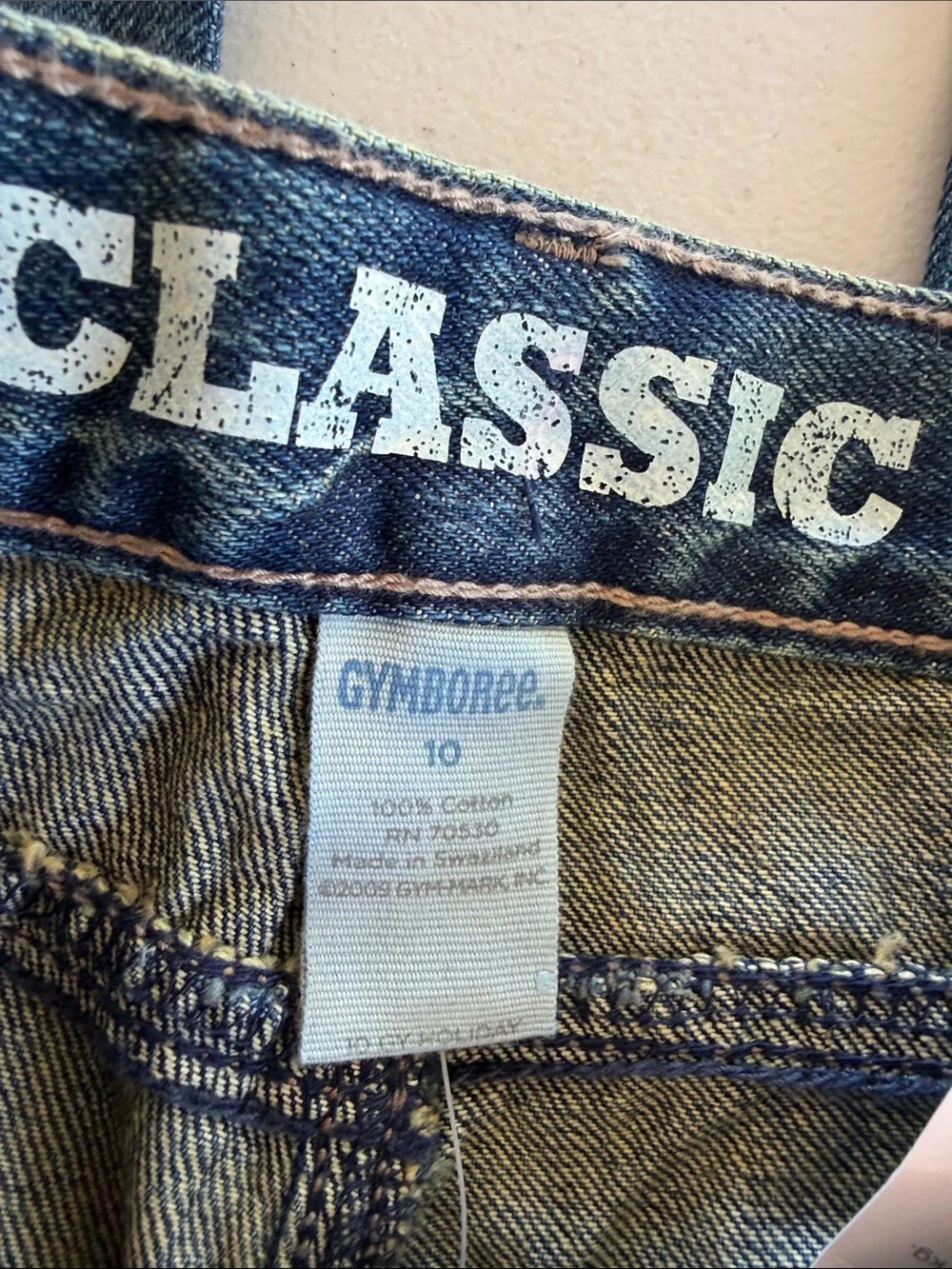 NWT Gymboree Boys Dark Blue Straight-Leg Jeans With Adjustable Waist